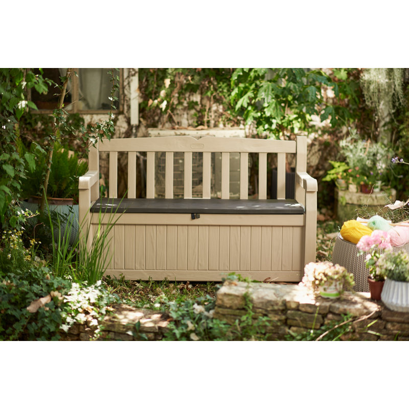 Keter Eden Plastic Storage Bench & Reviews Wayfair